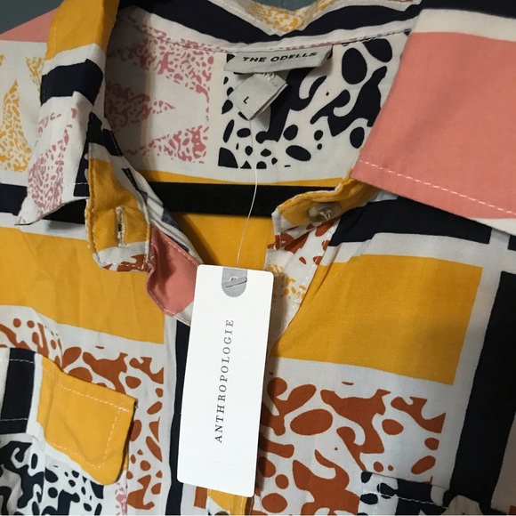 Anthropologie The Odells Nouveau Shirtdress NWT - Picture 9 of 16